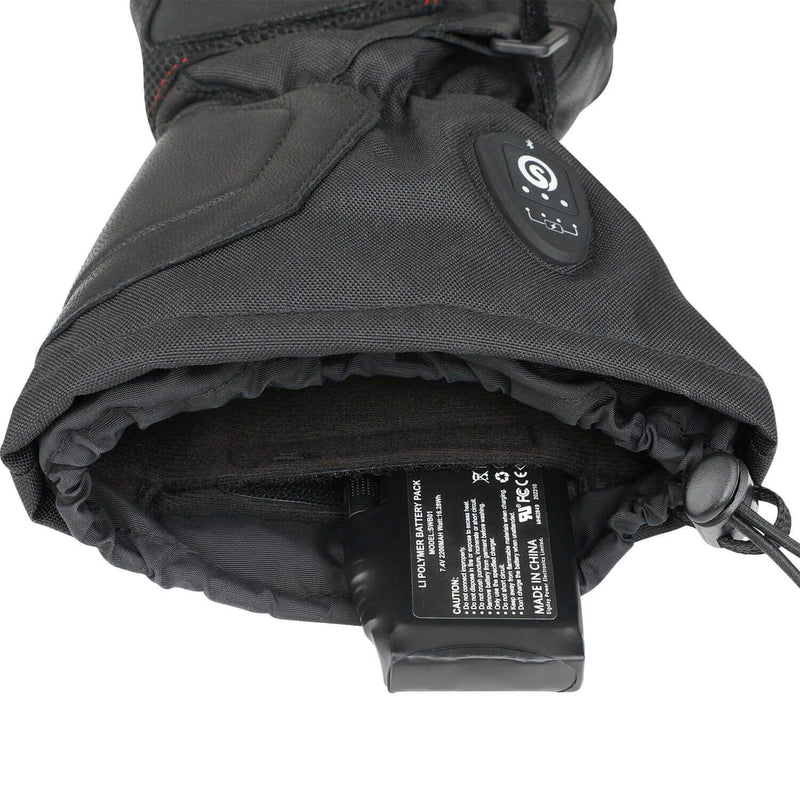 Load image into Gallery viewer, Savior Bluetooth Battery Heated Motorcycle Gloves 2.0