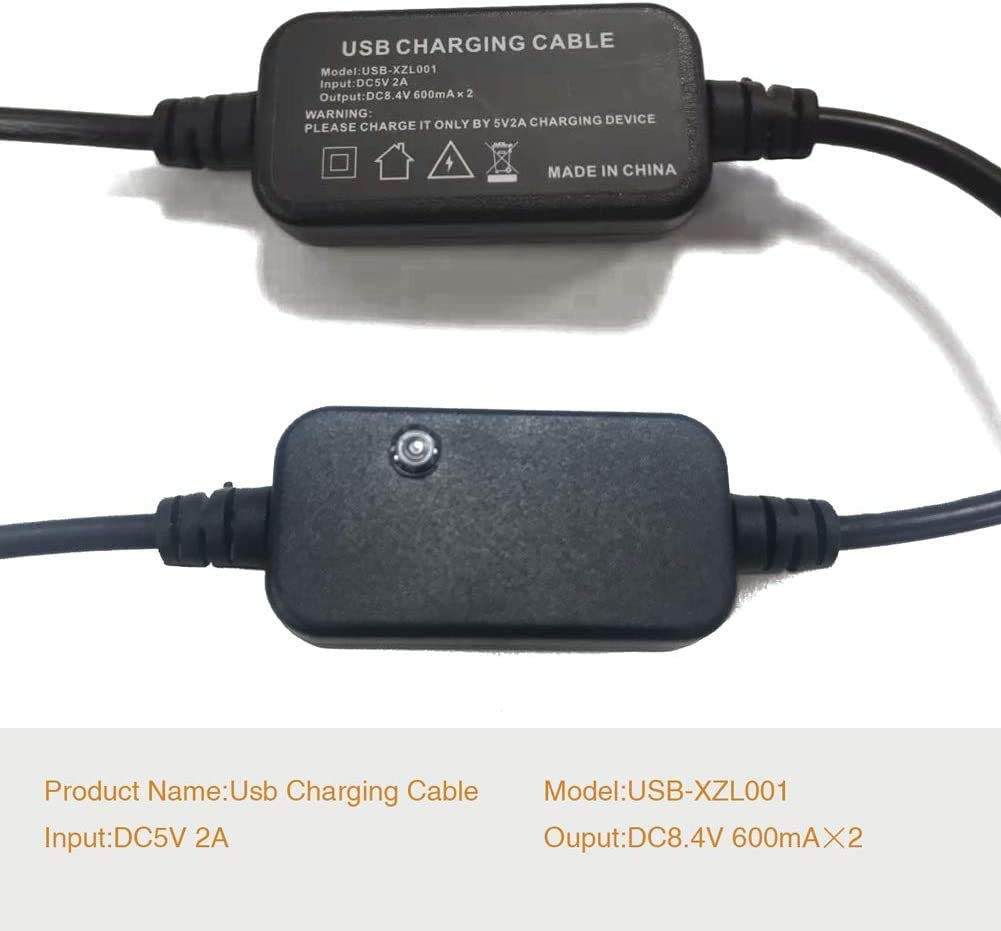 USB Charger for 7.4V 2200mah Battery - Savior Heat UK Official Store