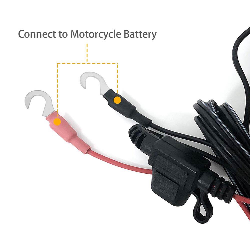 12V Motorcycle/Car Power Cable for Electric Heated Gloves - Savior Heat UK Official Store