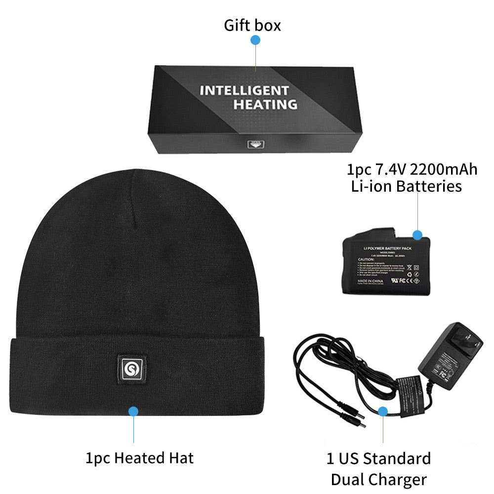 SAVIOR Winter Warm Rechargeable Heated Fleece Hat - Savior Heat UK Official Store