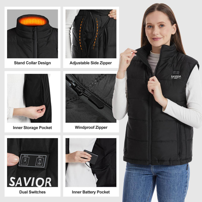Load image into Gallery viewer, Savior Electric Women's Heated Lightweight Vest