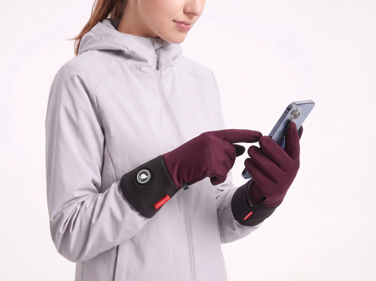 Touchscreen-Compatible Lightweight Heated Glove Liners by SAVIOR HEAT