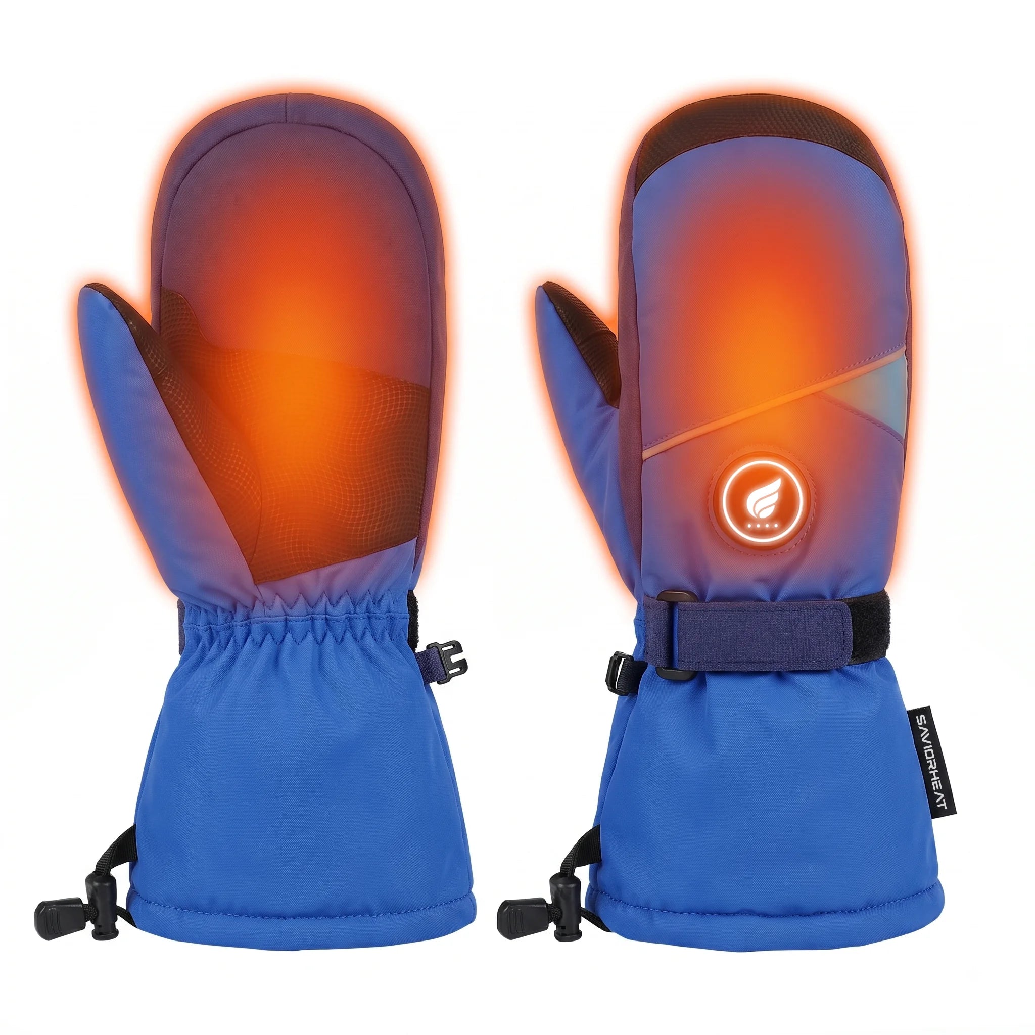 Lightweight Kids Heated Ski Gloves 02