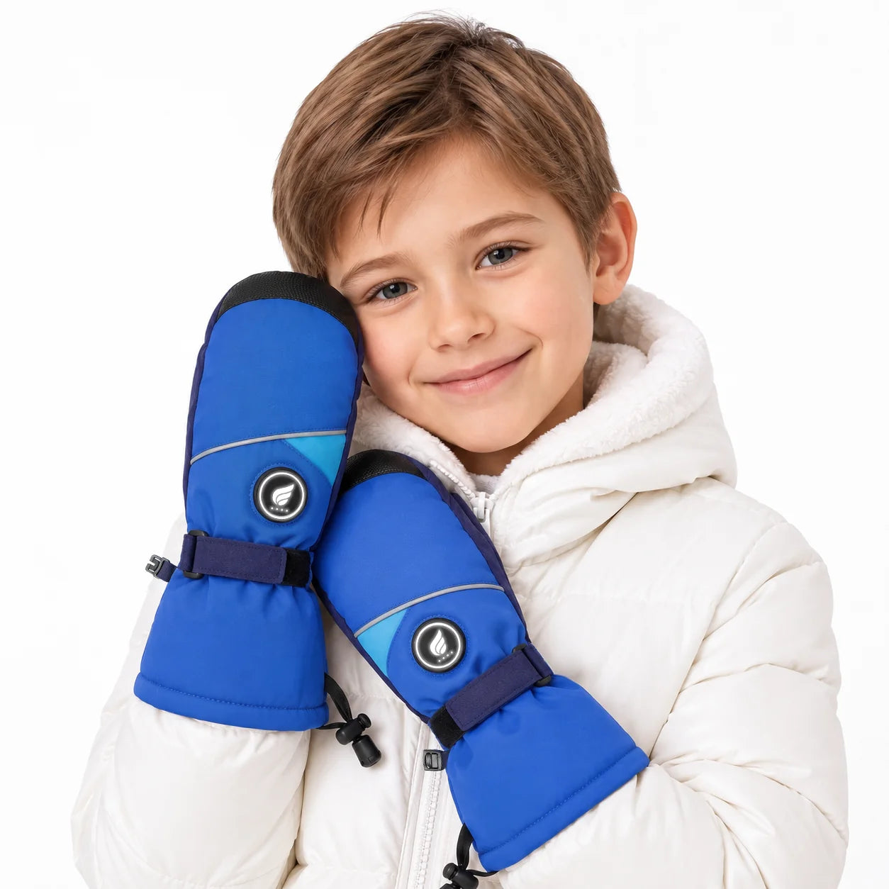 Lightweight Kids Heated Ski Gloves 06