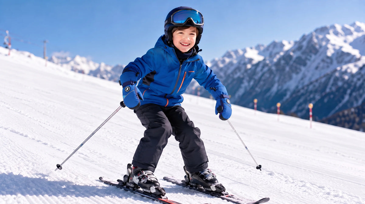 SAVIOR HEAT Lightweight Kids Heated Ski Gloves product detail
