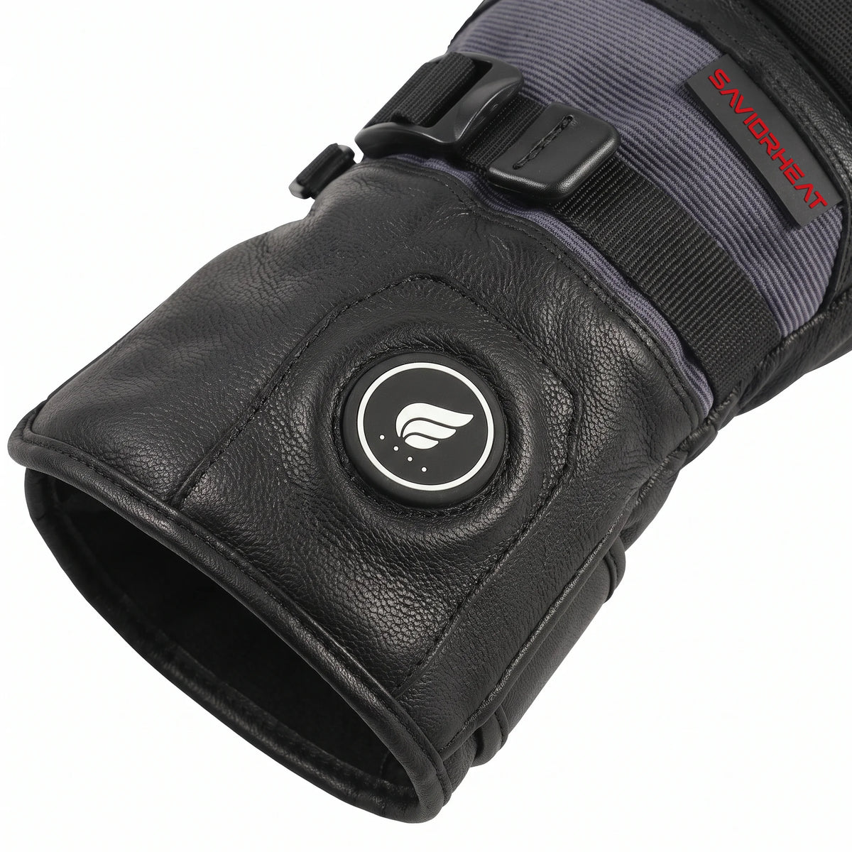 Goatskin Leather Heated Work Gloves – Pro Black 05