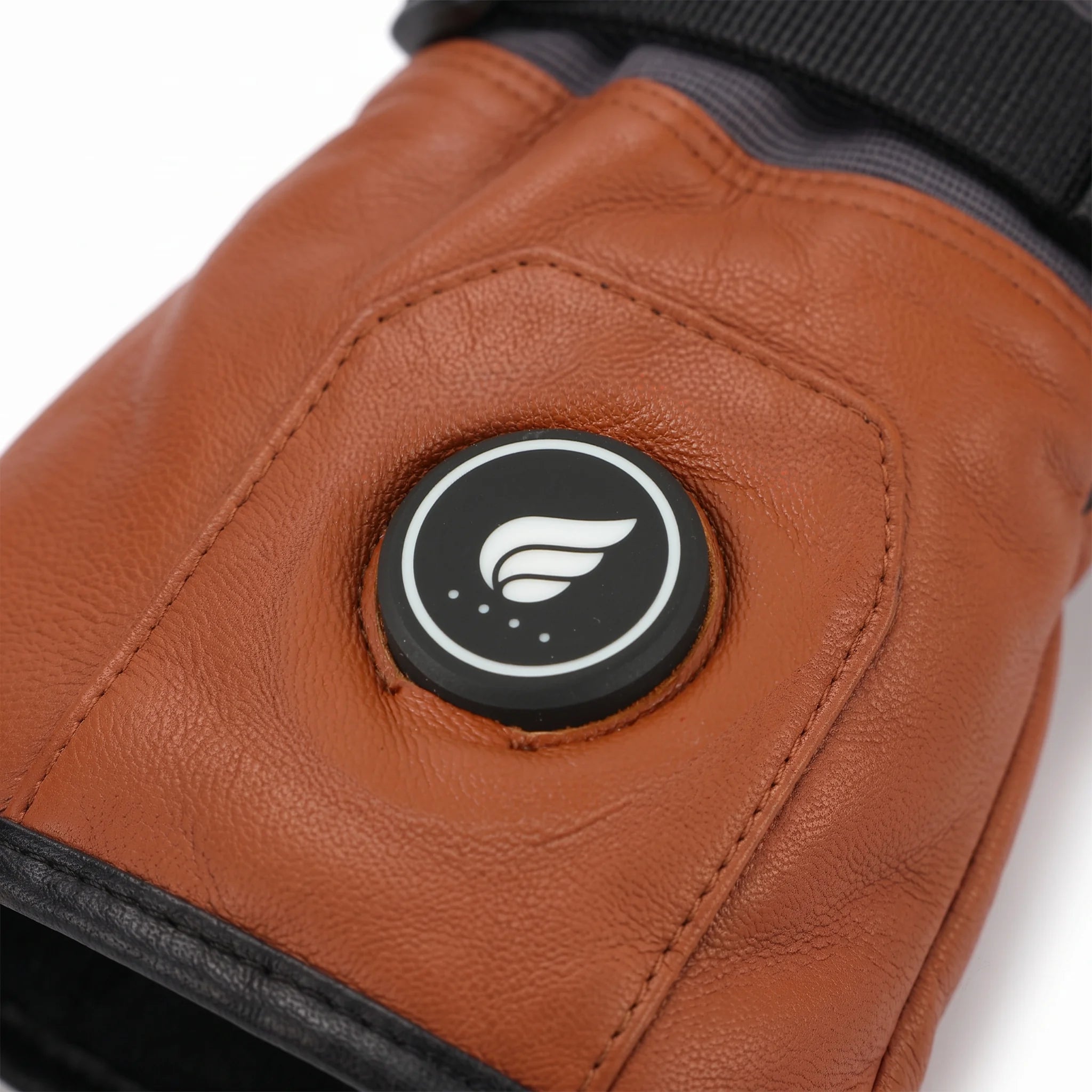 Goatskin Leather Heated Work Gloves – Classic Brown 05