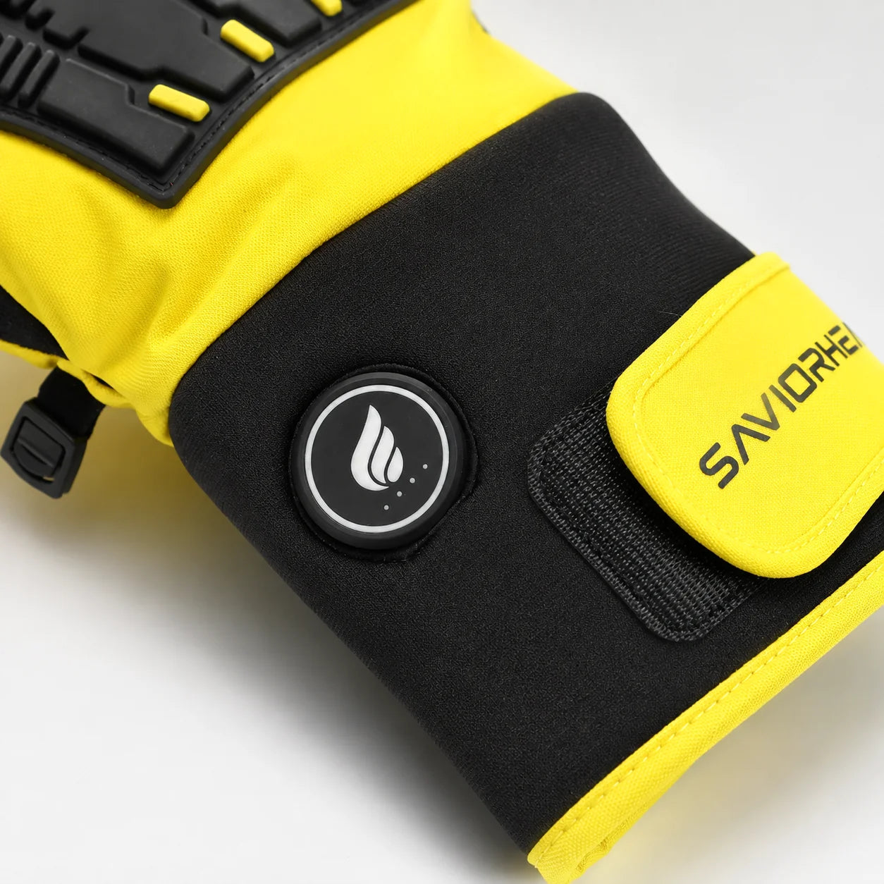 Heavy-Duty Heated Work Gloves – Cinch-Cuff Hi-Vis Yellow 05