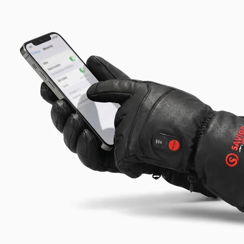 Load image into Gallery viewer, Savior Electric Heated Leather Gloves 07