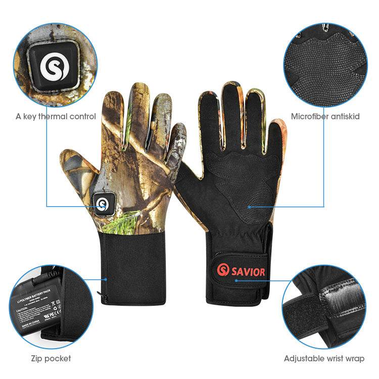 Load image into Gallery viewer, Outlets-Savior Hunting Winter Warm Heated Gloves Windproof for Fishing Hunting Outdoor