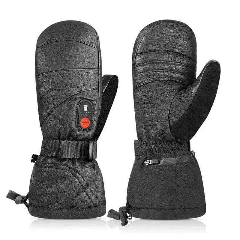 Load image into Gallery viewer, Savior 7.4V Battery Heated Leather Mittens 01