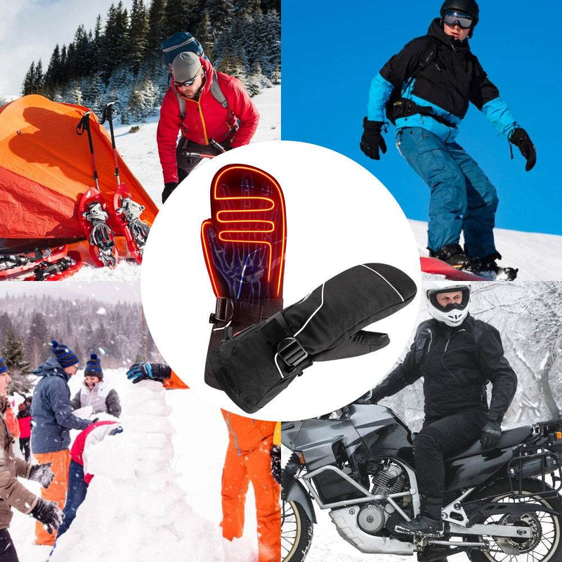 Load image into Gallery viewer, Outlets-Savior Winter Warm Sport Snow Ski Heated Mittens Gloves