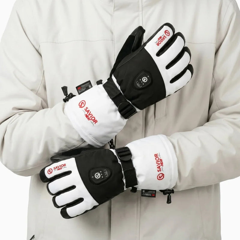 Load image into Gallery viewer, Savior Heated Ski Gloves 2.0 Upgraded Bluetooth Control 3000mAh Fast-Charging Battery Waterproof 08