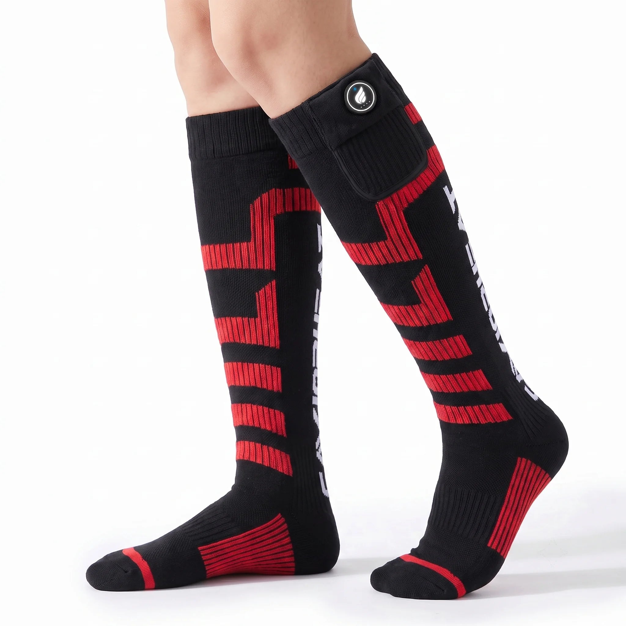 Stable Fit Heated ski Socks 06