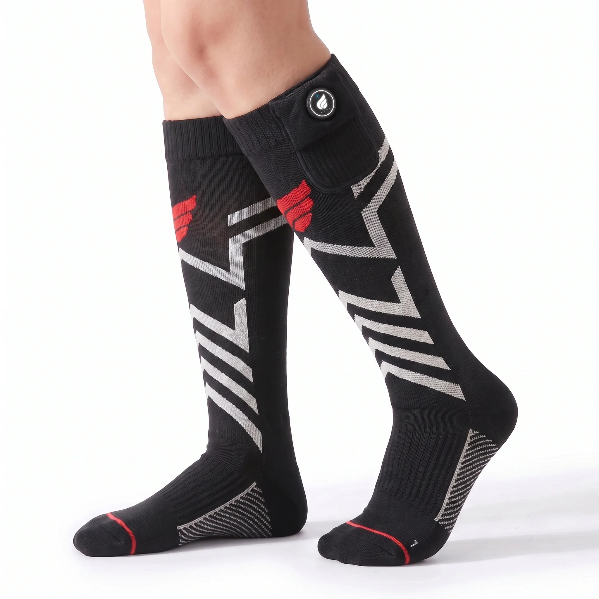 Silverline All-Around Comfort Heated Ski Socks 06