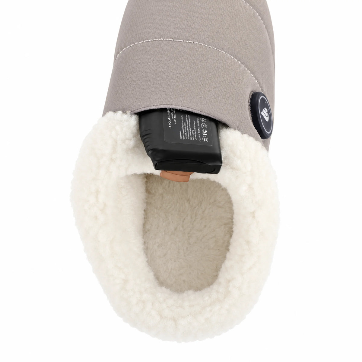 Adjustable-Cuff Heated Slippers 03