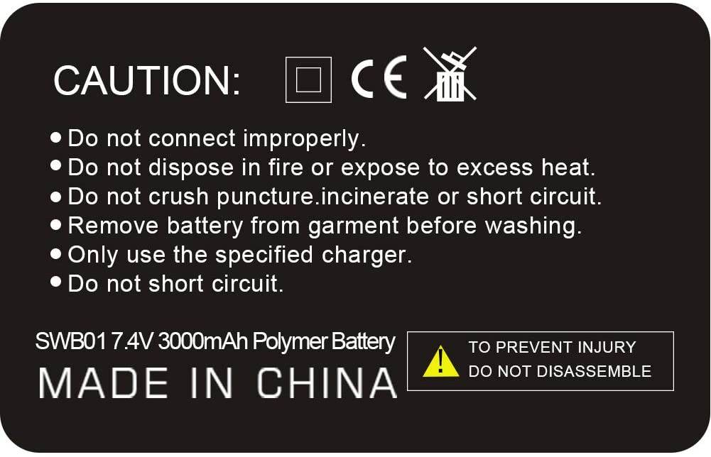 (Extra Spare Battery)Lithium Ion Battery - Savior Heat UK Official Store