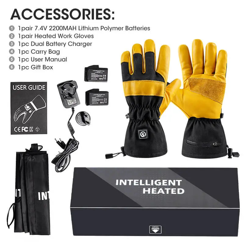 Load image into Gallery viewer, heated gloves package