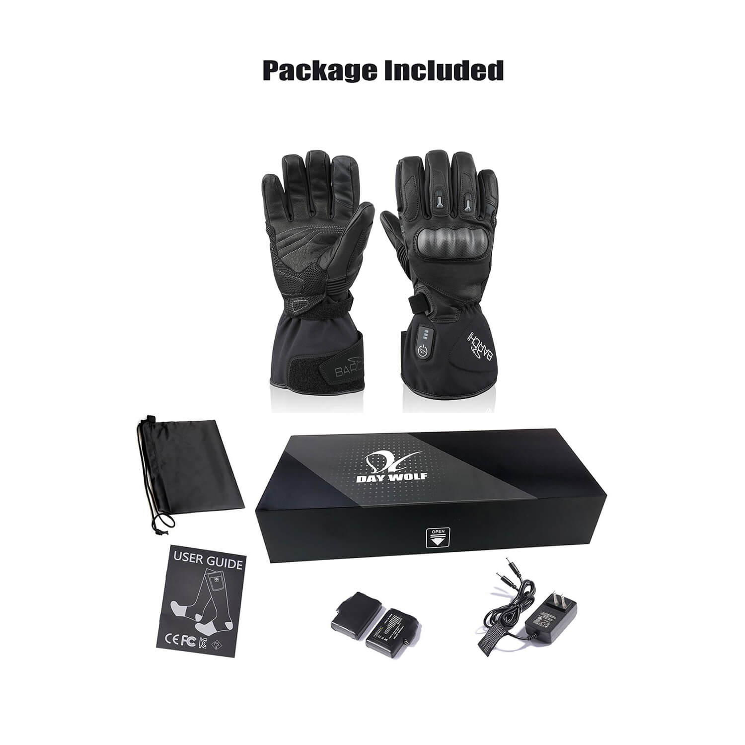 12V Waterproof Heated Motorcycle Gloves - Savior Heat UK Official Store