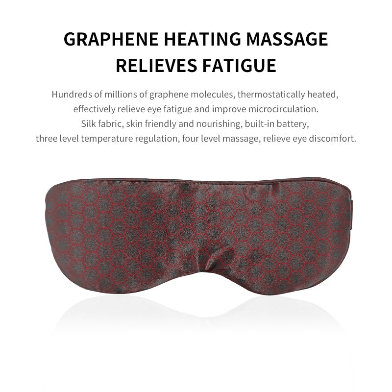 Load image into Gallery viewer, Silk Massage Heating Eye Mask Vibration
