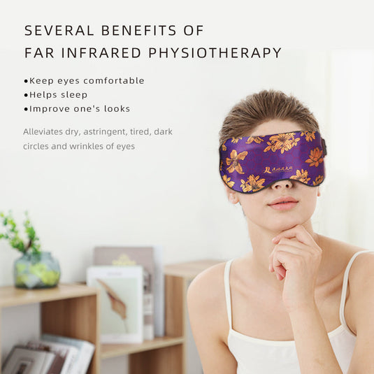 Silk Massage Heating Eye Mask Vibration