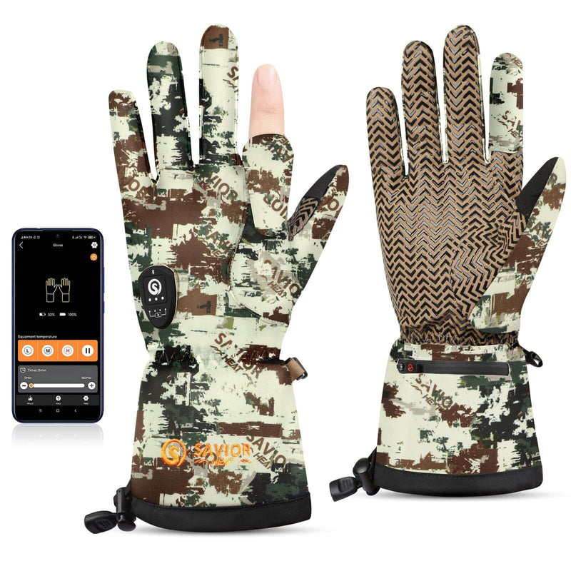 Load image into Gallery viewer, Savior Hunting Gloves 2.0 Heated &amp; Fast-Charging Battery
