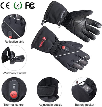 Savior Leather Waterproof Heated Gloves - Savior Heat UK Official Store