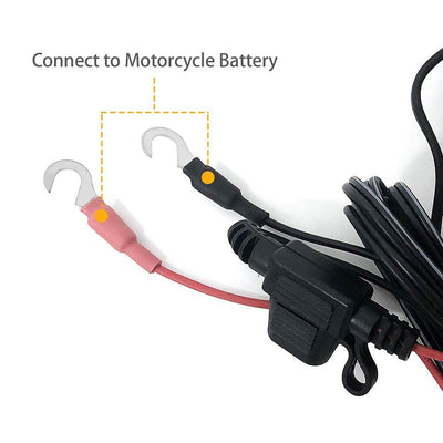 12V Motorcycle/Car Power Cable for Electric Heated Gloves - Savior Heat UK Official Store