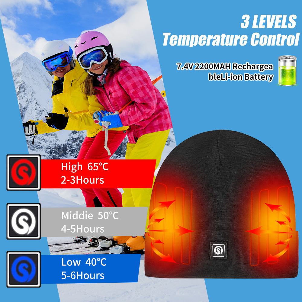 SAVIOR Winter Warm Rechargeable Heated Fleece Hat - Savior Heat UK Official Store