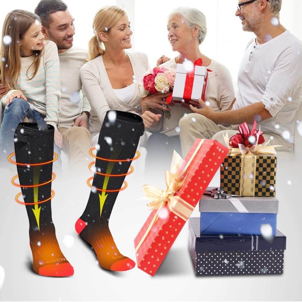 Savior 7.4V Electric Heated snowboard Socks For Men Women - Savior Heat UK Official Store