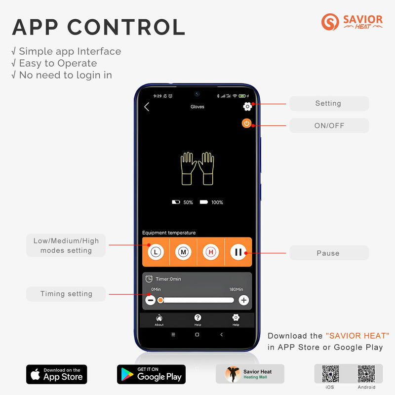 Load image into Gallery viewer, Savior Hunting Gloves 2.0 Heated &amp; Fast-Charging Battery
