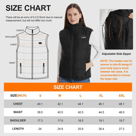 Savior Electric Women's Heated Lightweight Vest