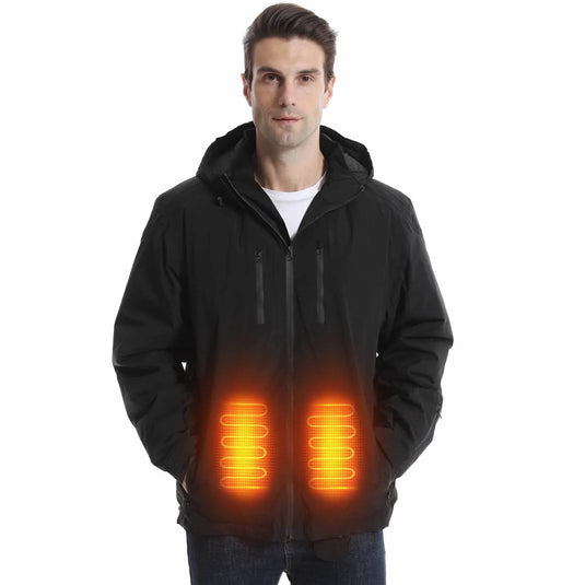 SAVIOR HEAT Heated Jackets for Men Electric Heating Coat Outdoor Waterproof 02