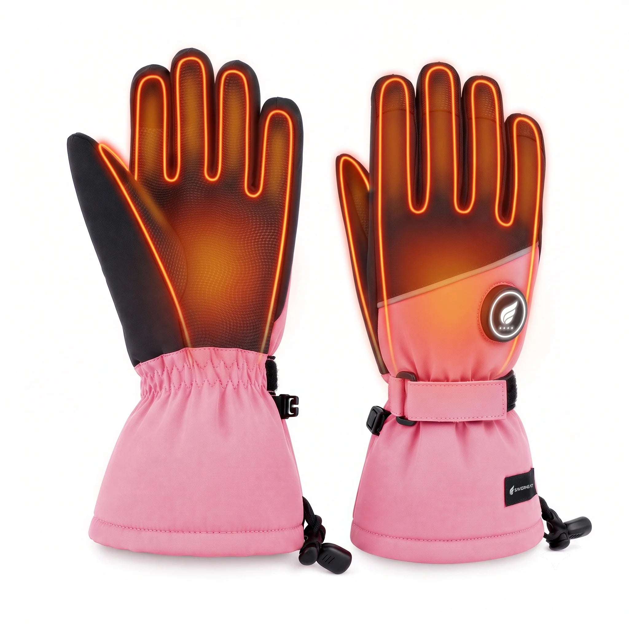 Snow-Ready Lightweight Kids Heated Ski Gloves 02