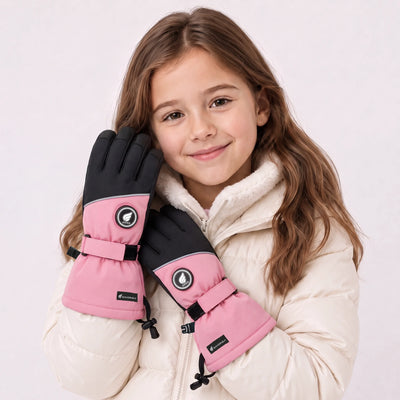 Snow-Ready Lightweight Kids Heated Ski Gloves 06