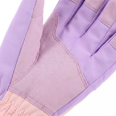 Bear-Print Kids Heated Ski Gloves 03
