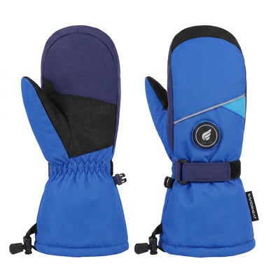 Lightweight Kids Heated Ski Gloves 01