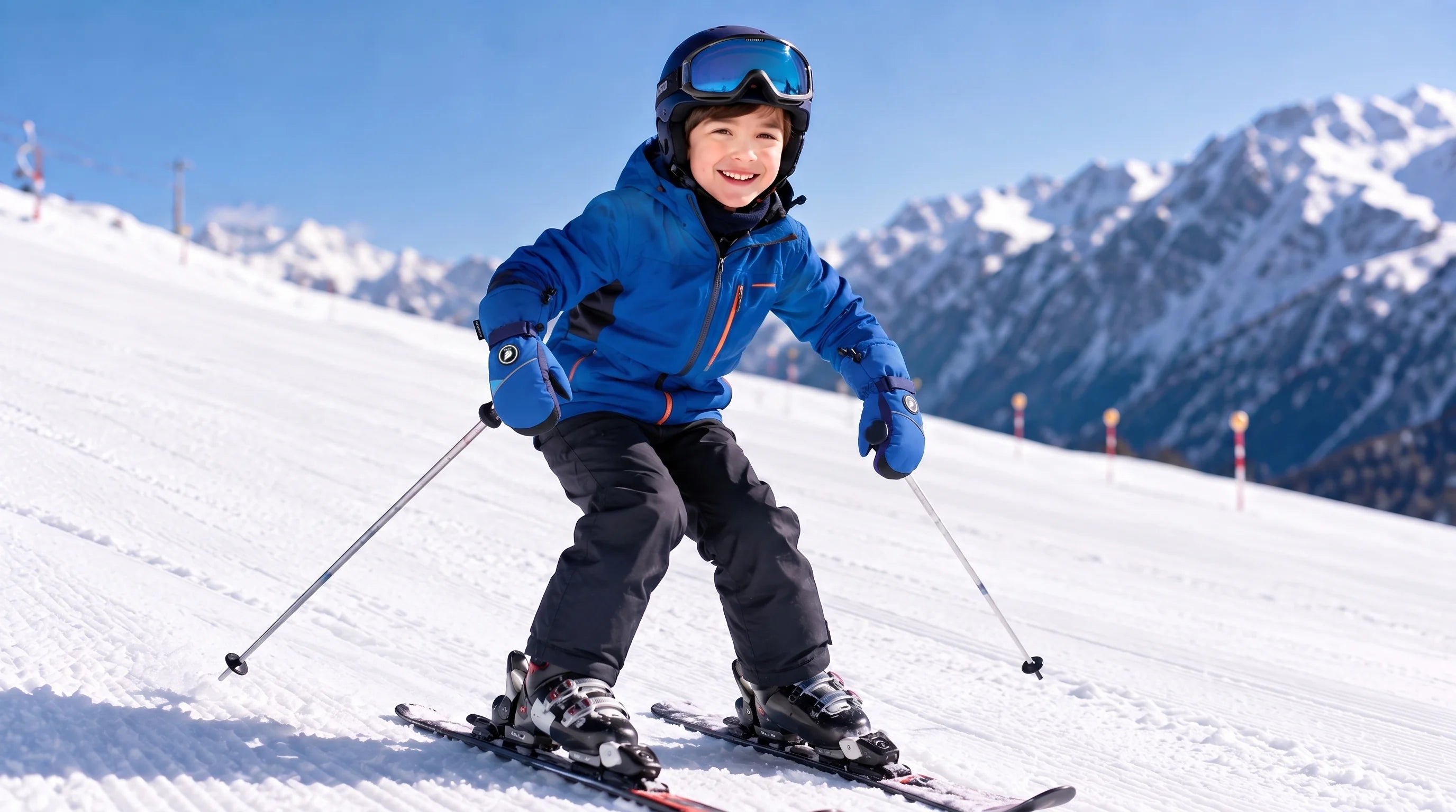 SAVIOR HEAT Lightweight Kids Heated Ski Gloves product detail