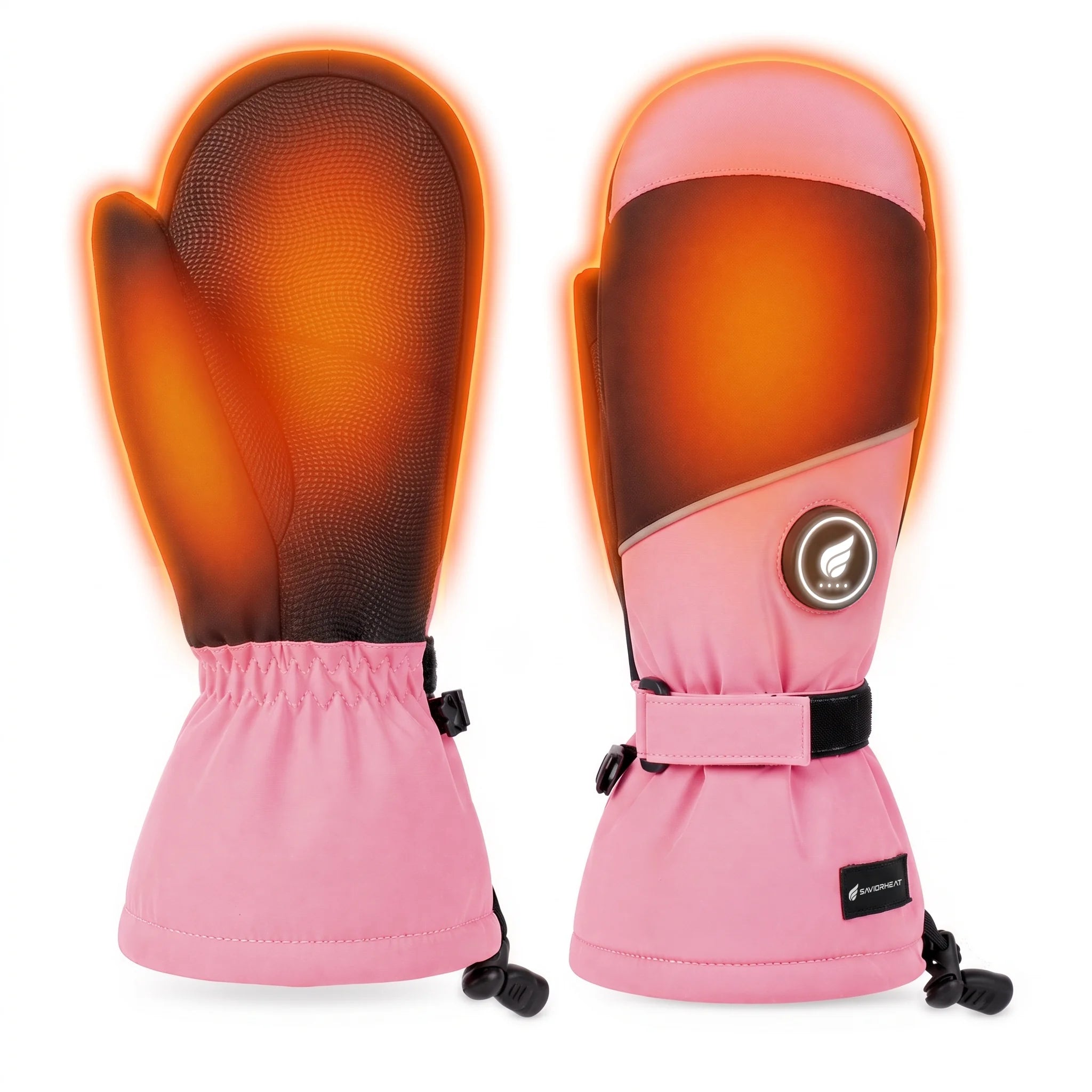 Snow-Ready Lightweight Kids Heated Ski Mittens 02