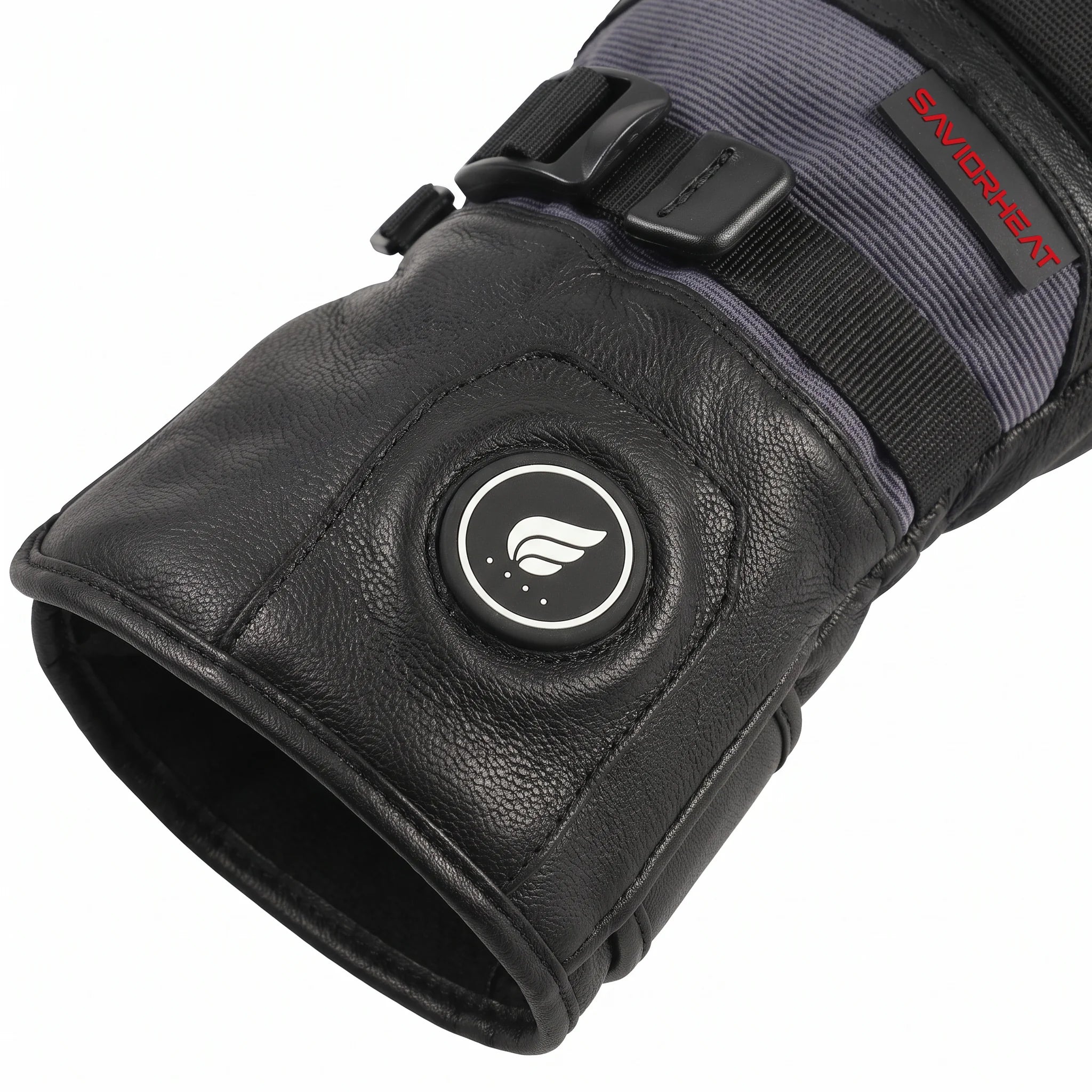 Goatskin Leather Heated Work Gloves – Pro Black 05