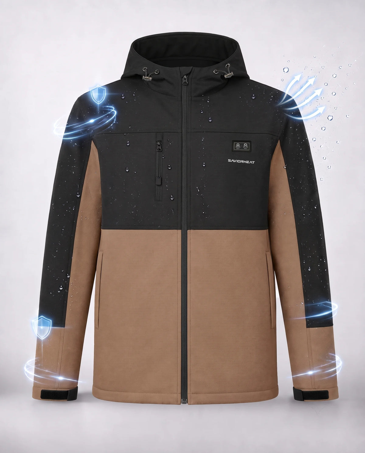 300D Weather-Resistant Protection – SAVIOR HEAT Heavy Canvas Heated Work Jacket
