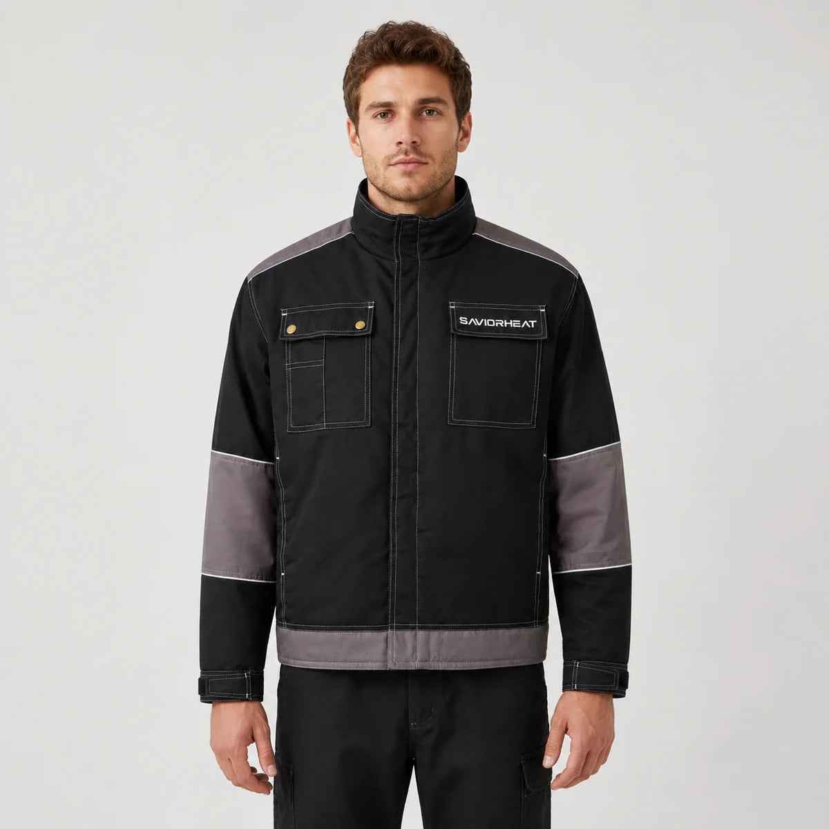 Comfort-Lined Heated Work Jacket 01