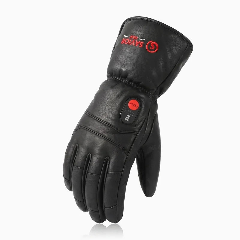 Load image into Gallery viewer, Savior Electric Heated Leather Gloves 06
