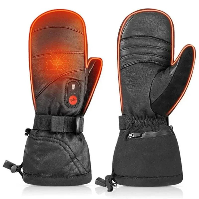Load image into Gallery viewer, Savior 7.4V Battery Heated  Leather Mittens 02
