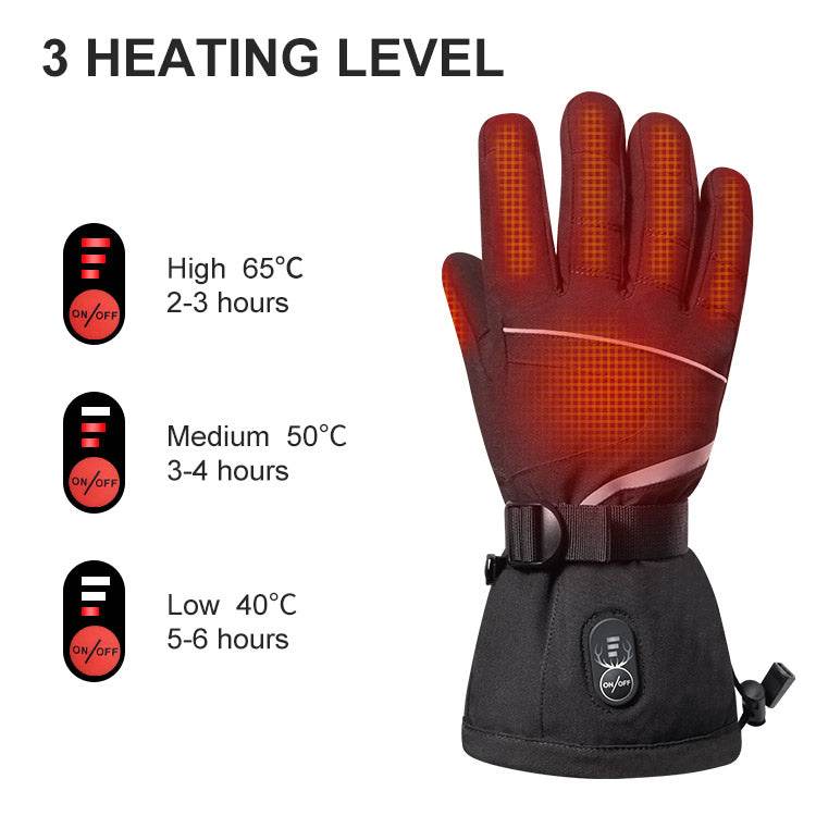Load image into Gallery viewer, Outlets-Savior Heating Ski Outdoor Sports Warm Touch Screen Heated Gloves
