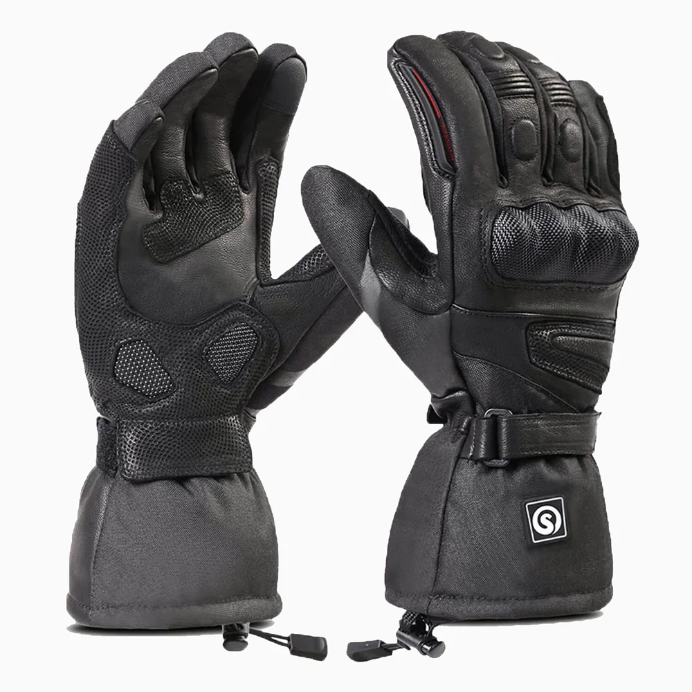 Savior Heated Sheepskin Motorcycle Gloves - Savior Heat UK Official Store