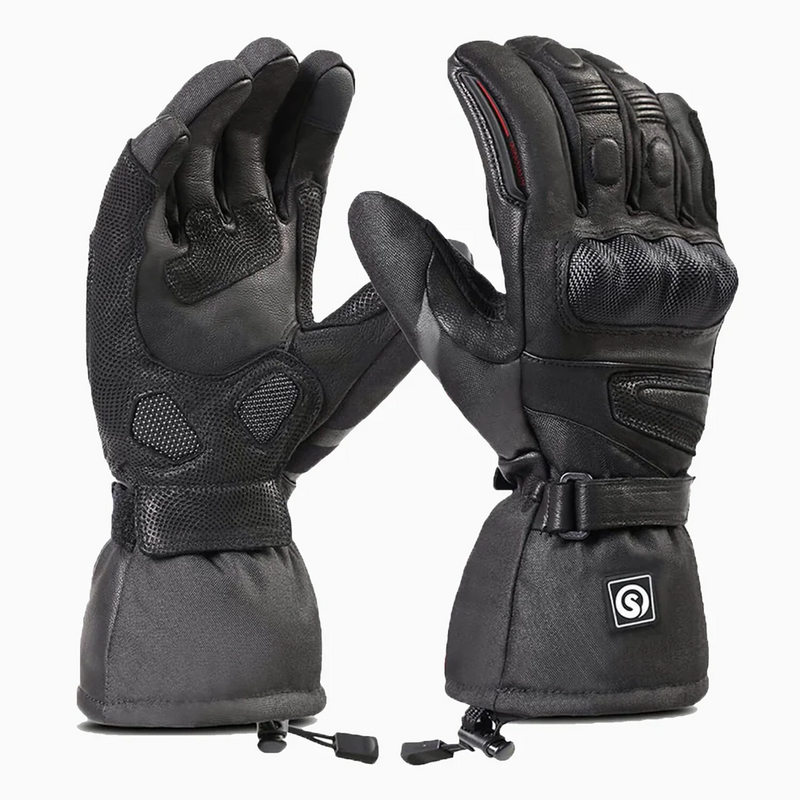 Load image into Gallery viewer, Savior Heated Sheepskin Motorcycle Gloves 01
