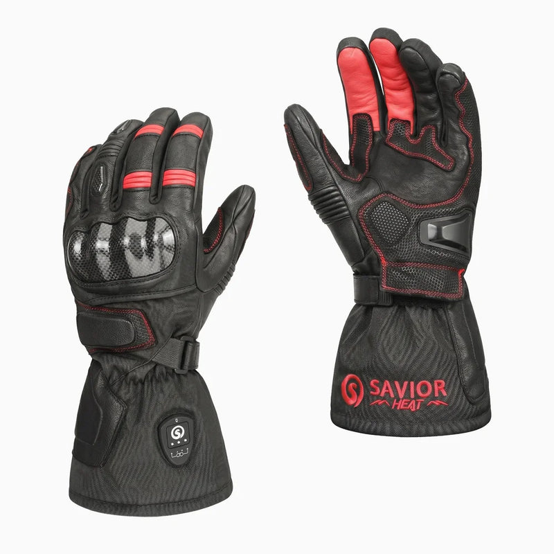 Load image into Gallery viewer, Savior Bluetooth  Battery Heated Motorcycle Gloves 2.0 01
