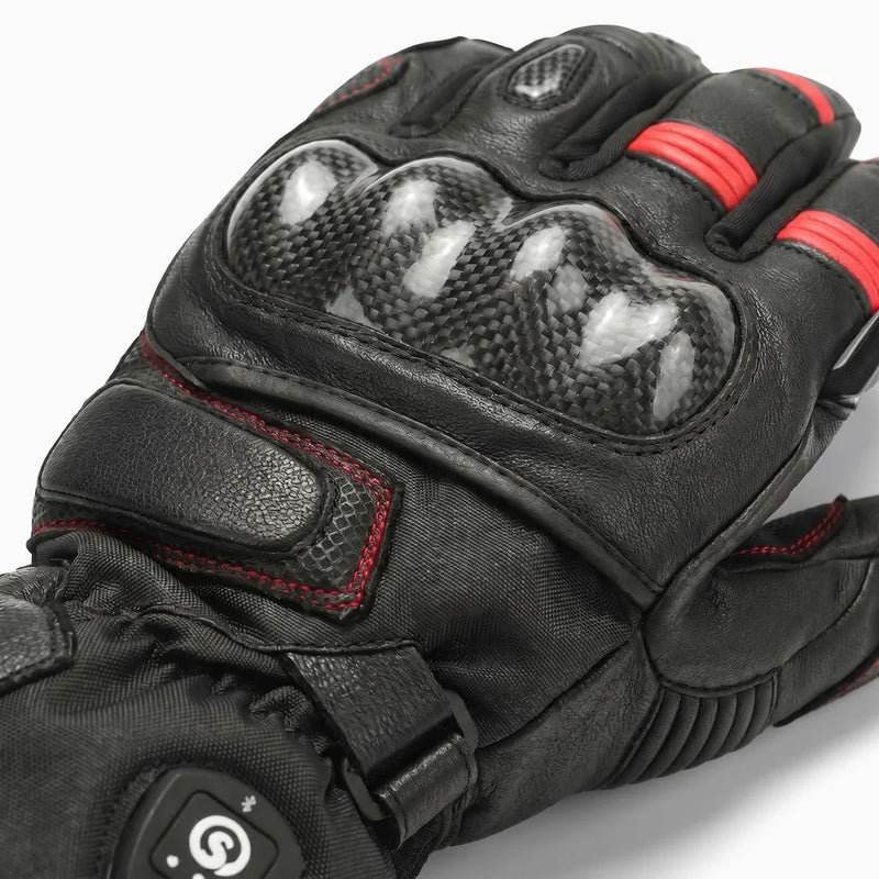 Load image into Gallery viewer, Savior Bluetooth  Battery Heated Motorcycle Gloves 2.0 04
