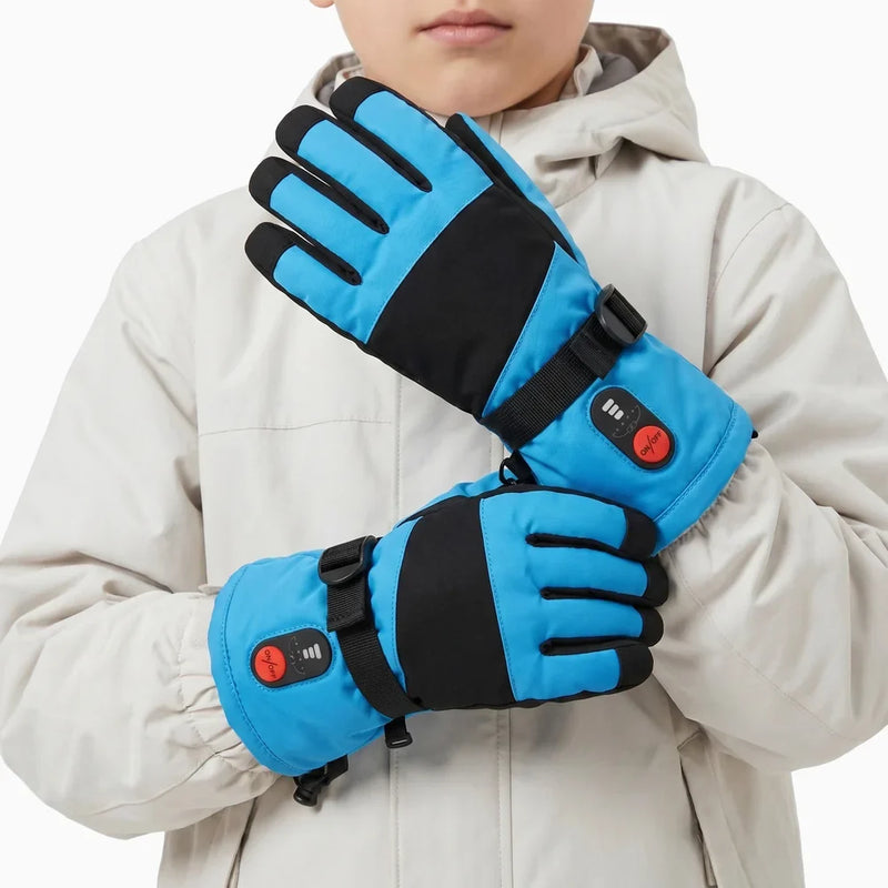 Load image into Gallery viewer, Savior Kids Heated Gloves - 7.4V Fast Heating, Touchscreen Compatible 06
